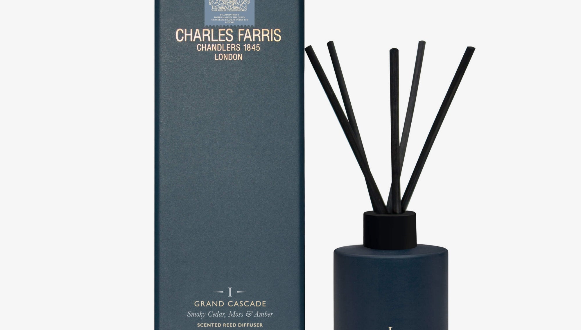 Charles Farris diffuser with packaging on a white background