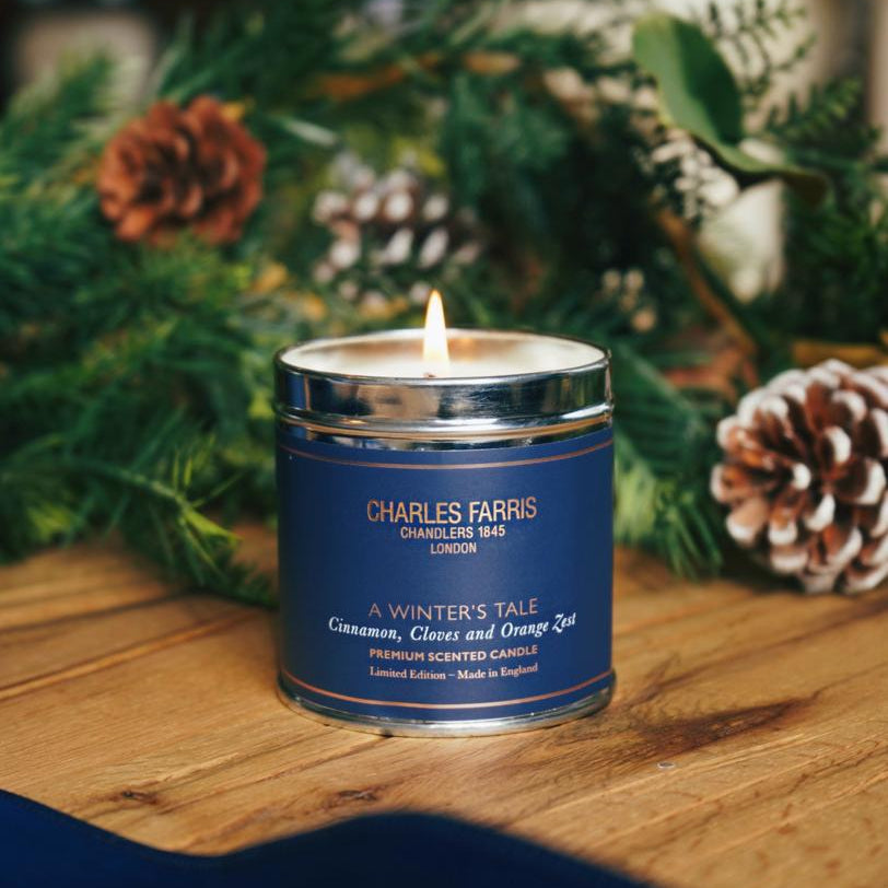Charles Farris 'A Winter's Tale' scented tin candle