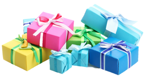 Graphic of gift boxes