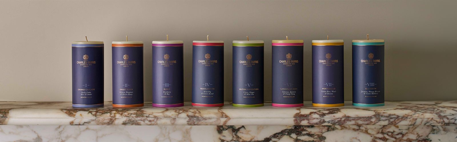 Scented Pillar Candles