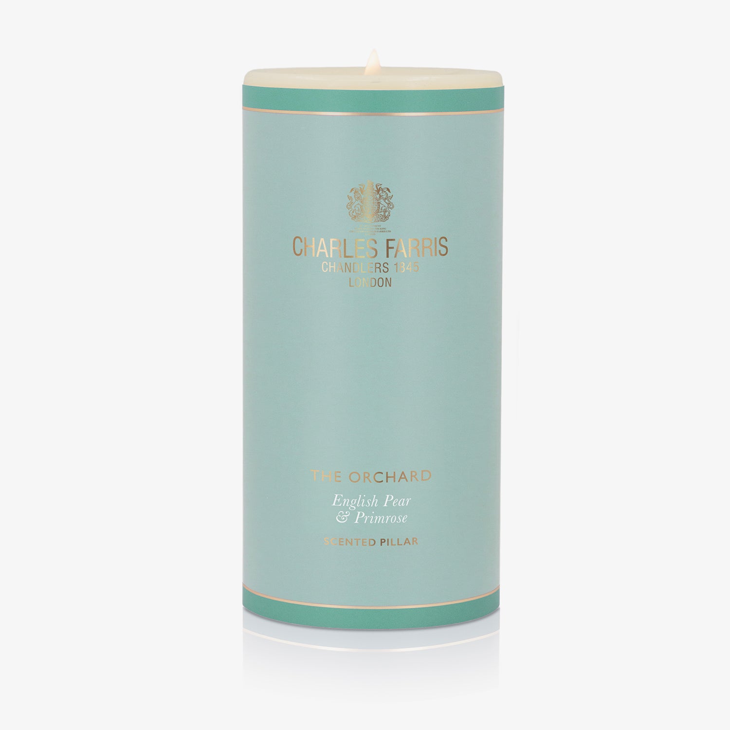 The Orchard Scented Pillar Candle.