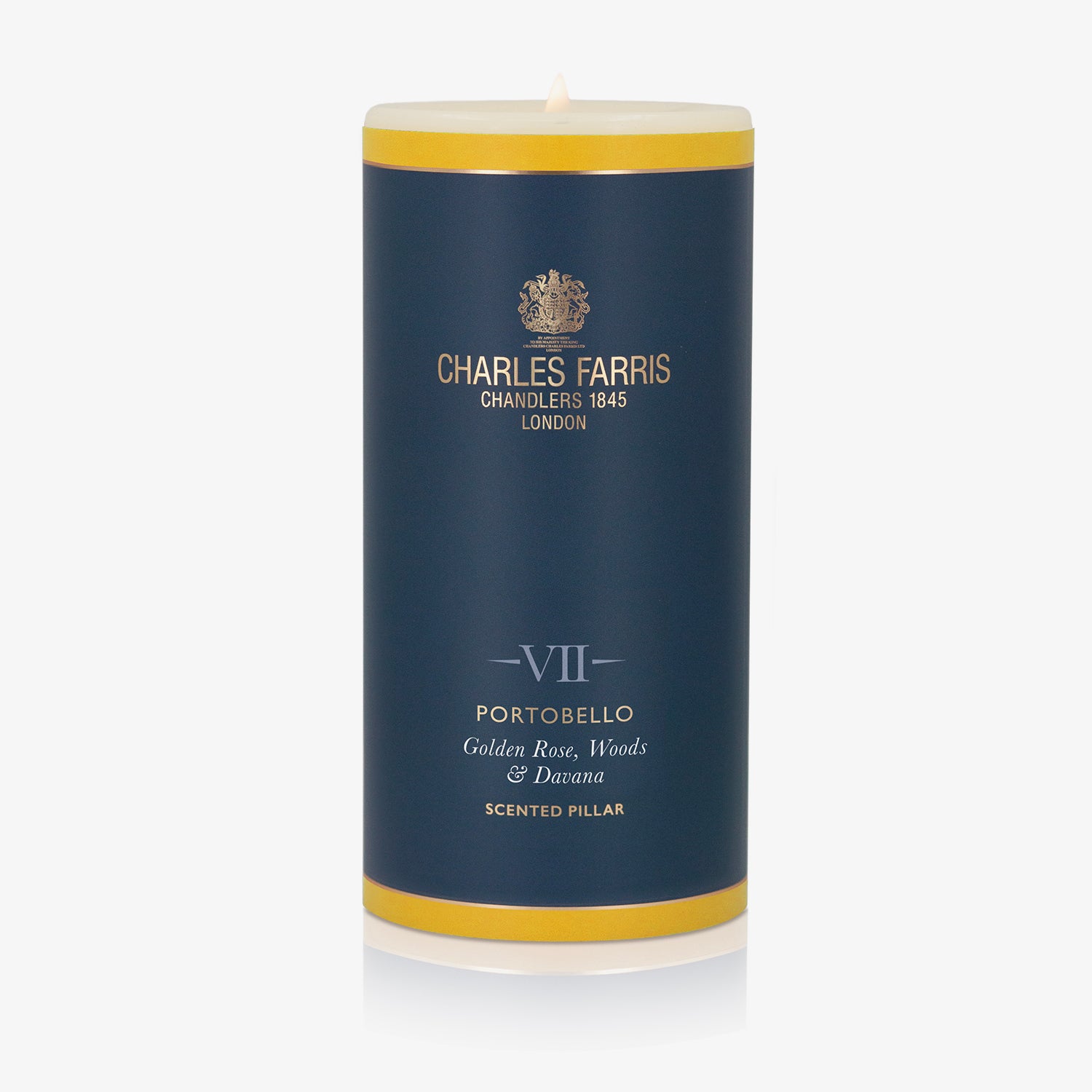 Portobello Scented Pillar Candle