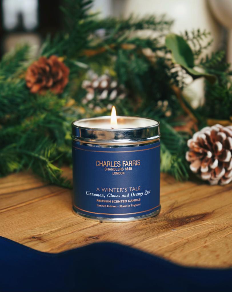 Charles Farris 'A Winter's Tale' scented tin candle
