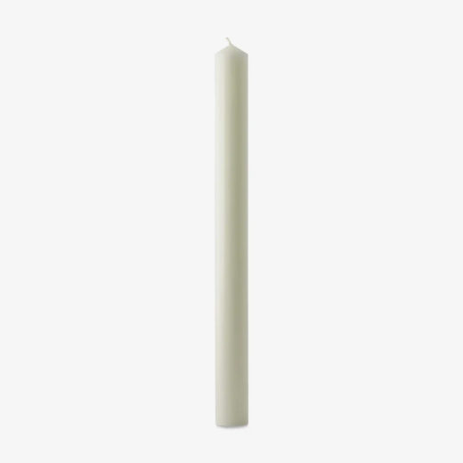 ivory coloured dinner candle
