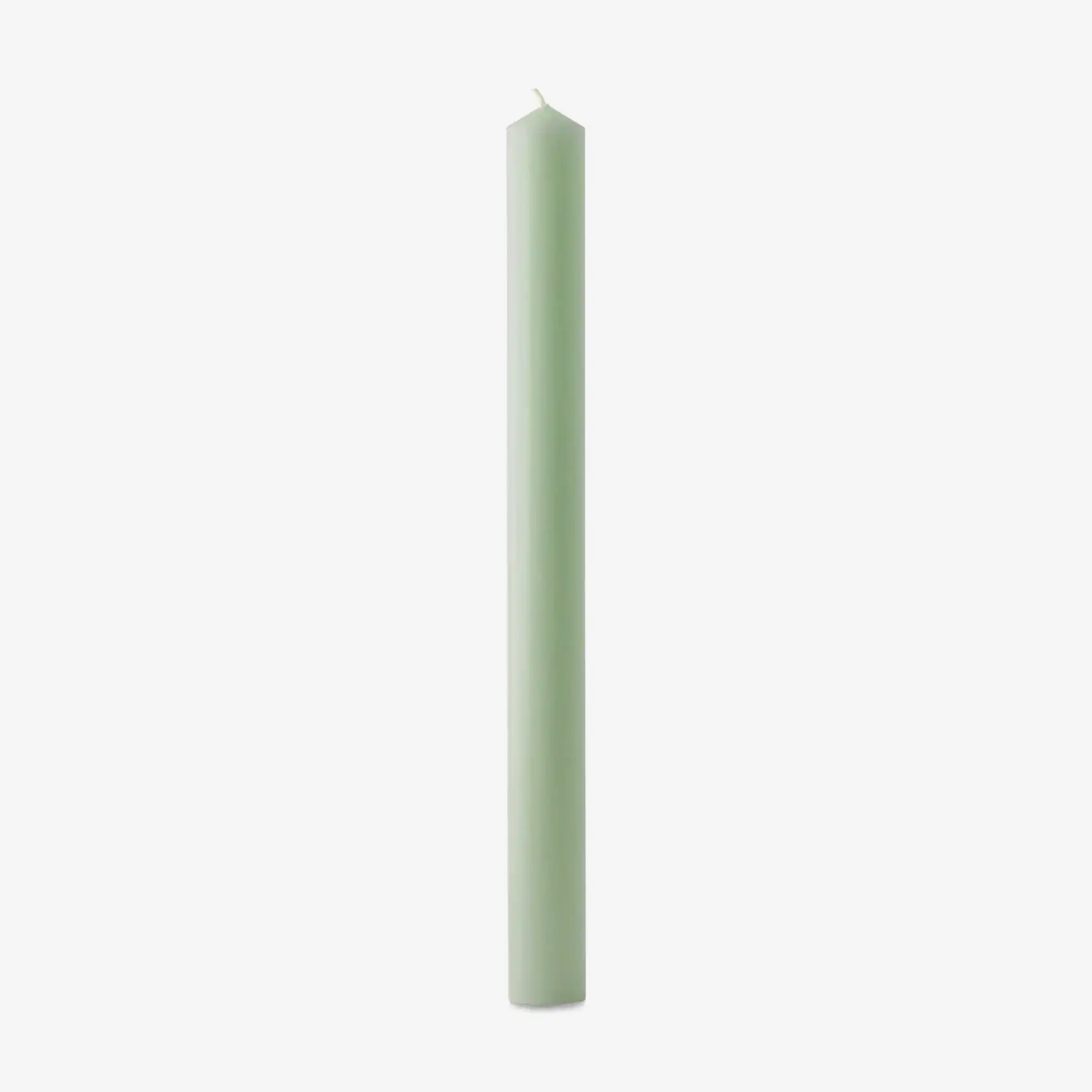 green coloured dinner candle