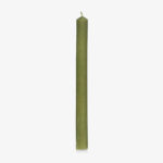 olive coloured dinner candle