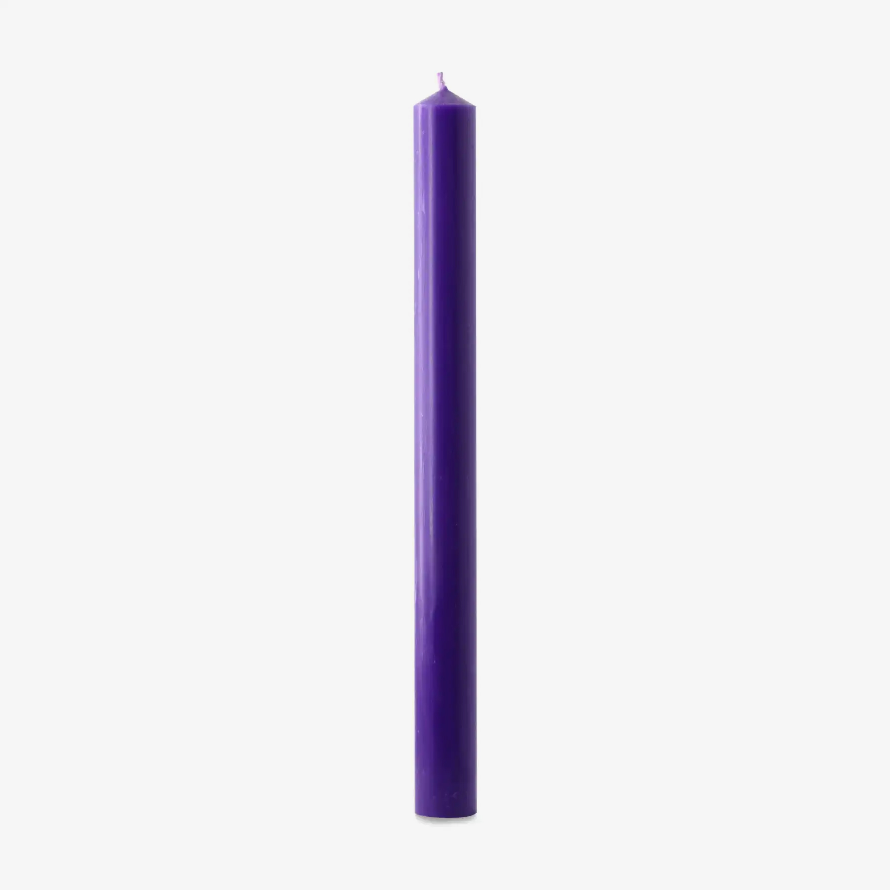 plum coloured dinner candle