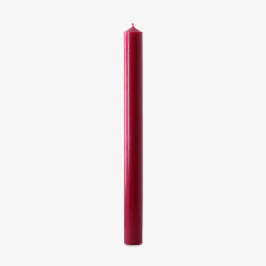red coloured dinner candle
