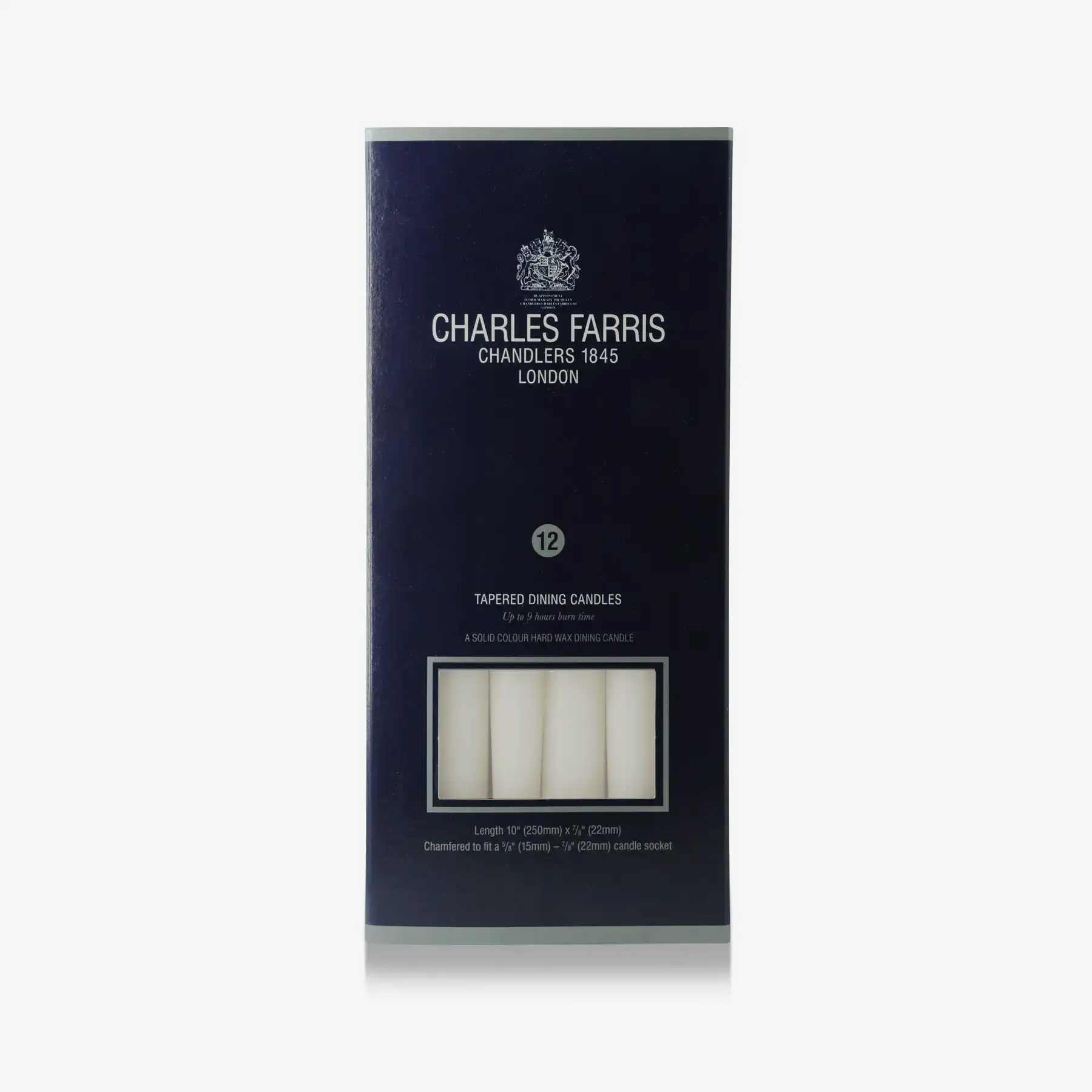 white coloured tapered candles
