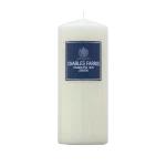 3 inch ivory pillar candle