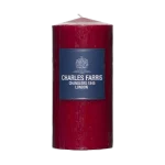 3 inch red pillar candle