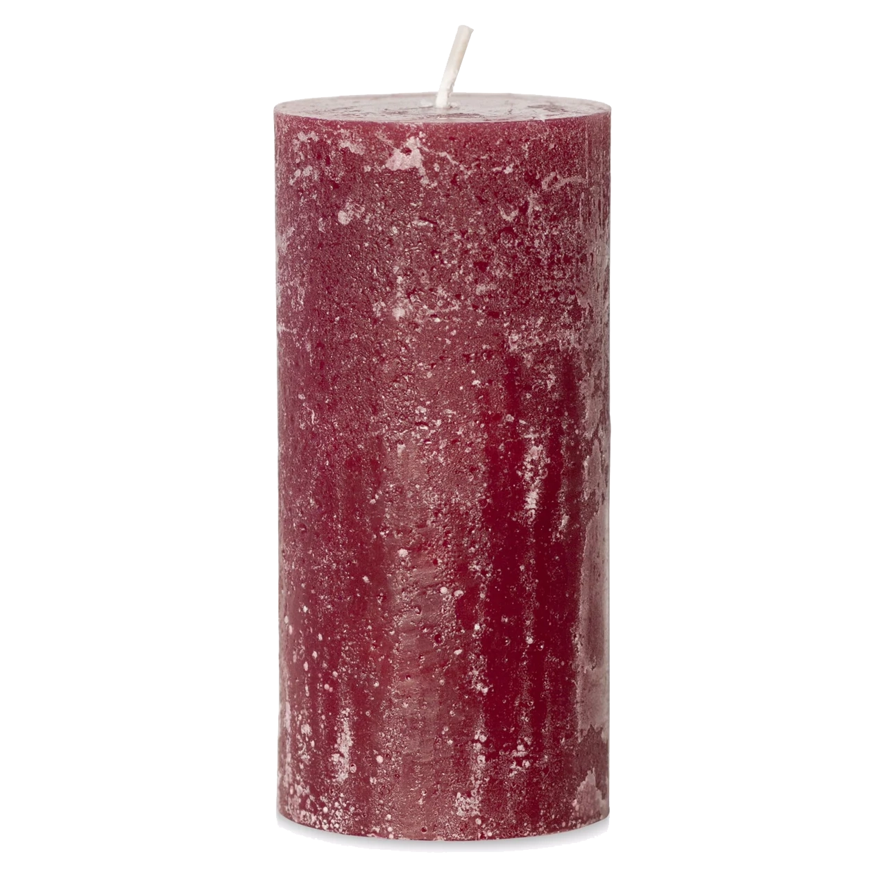 6 inch red pillar candle