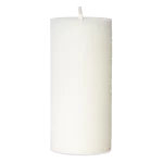 6 inch white pillar candle
