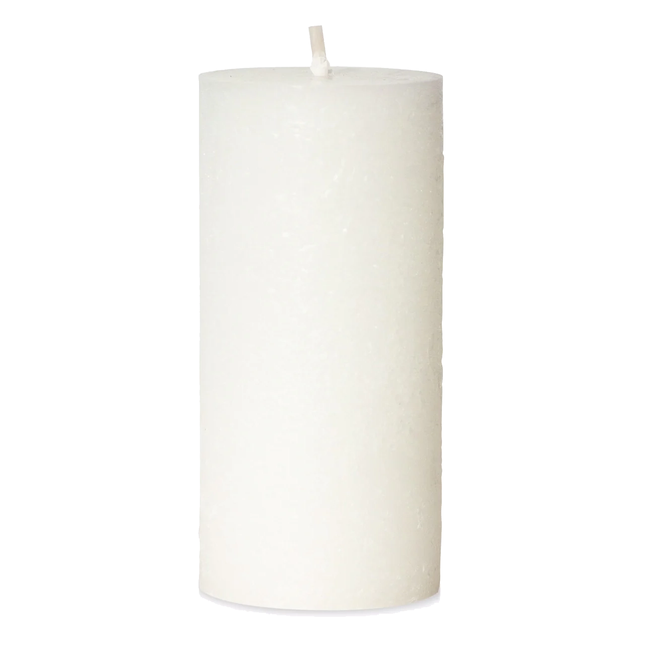6 inch white pillar candle