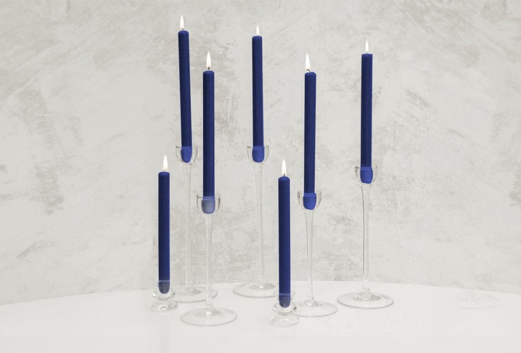 blue candles