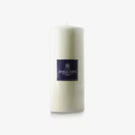 ivory pillar candle