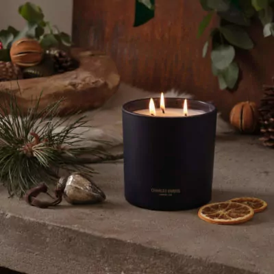 3 wick scented candle