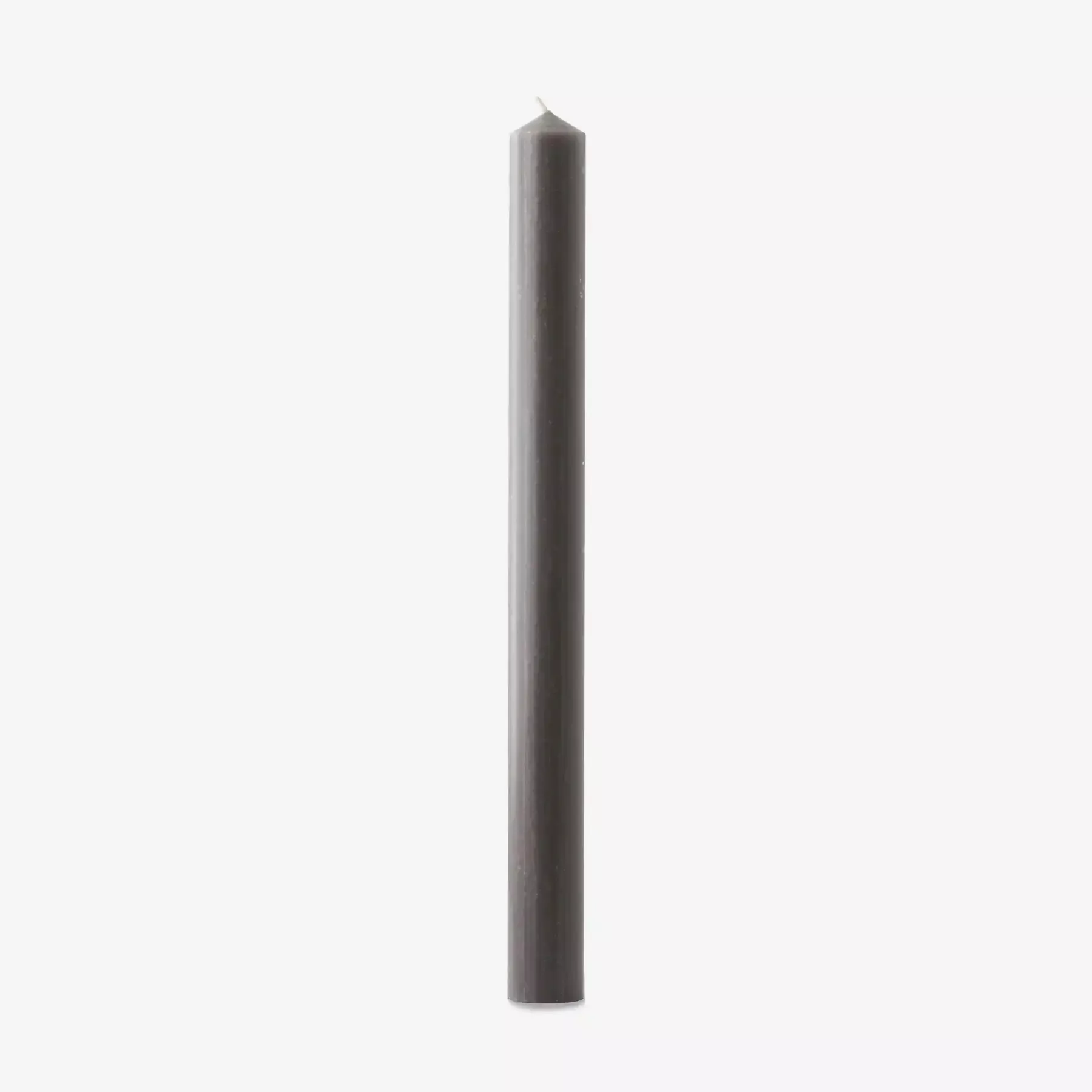 grey coloured dinner candle