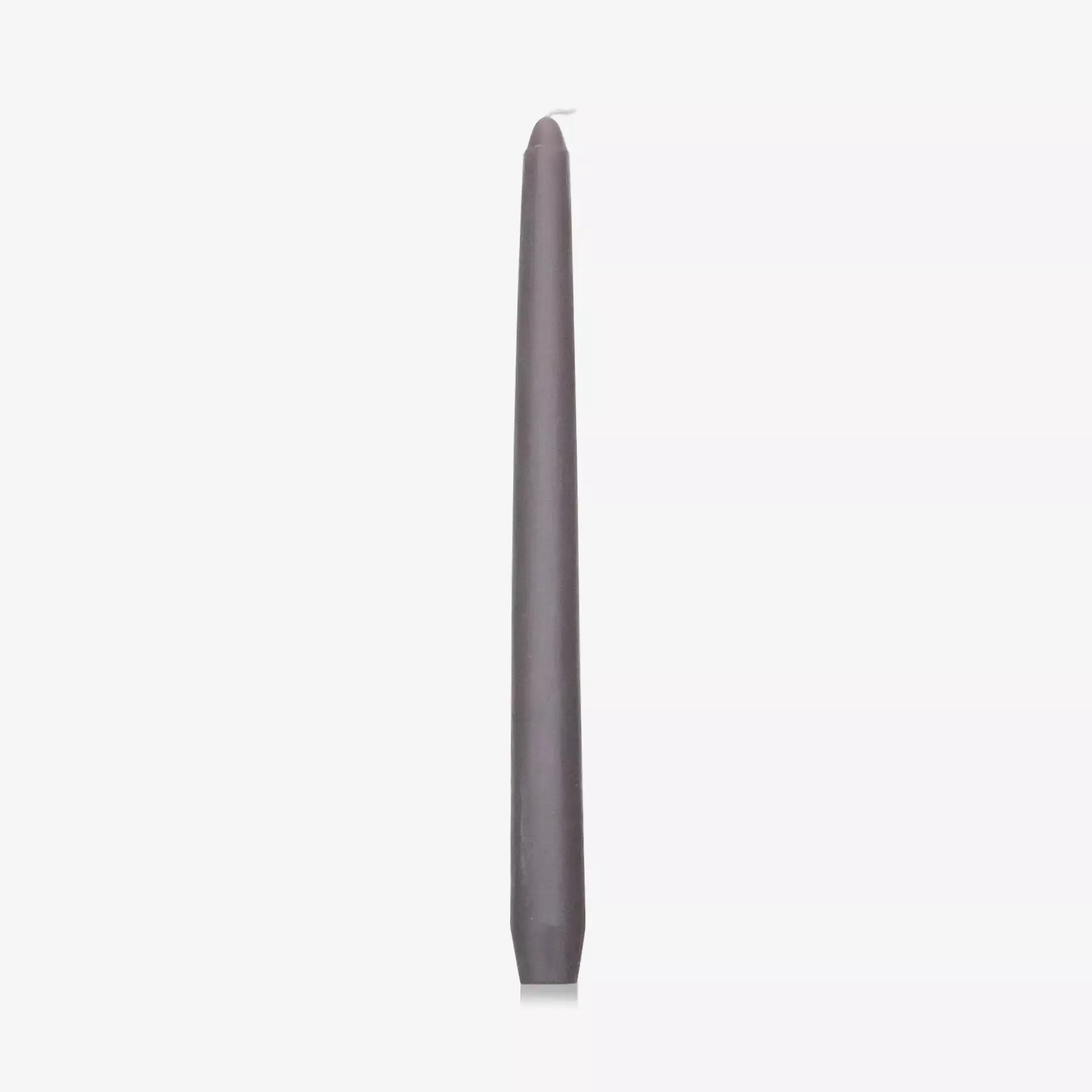 taupe coloured tapered candle
