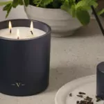 3 wick scented candle
