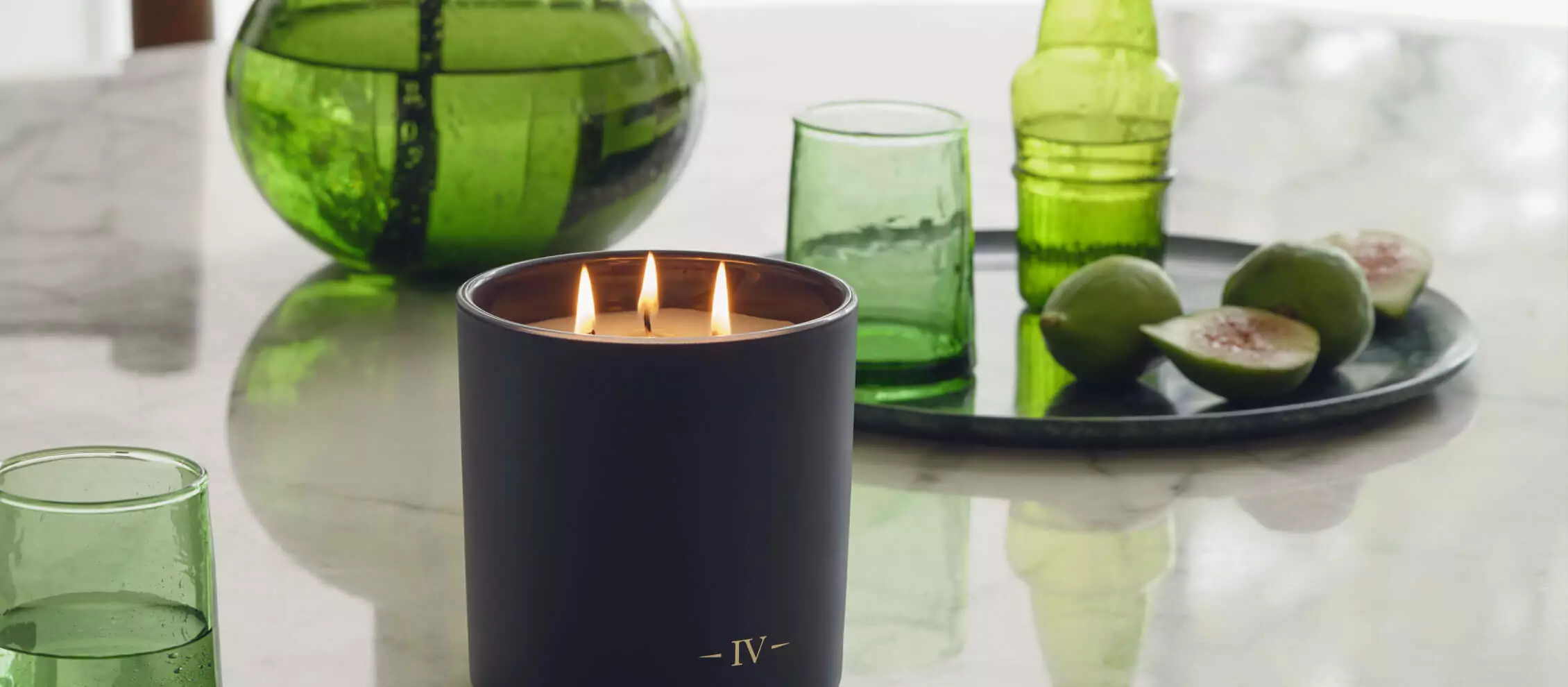 3 wick scented candle