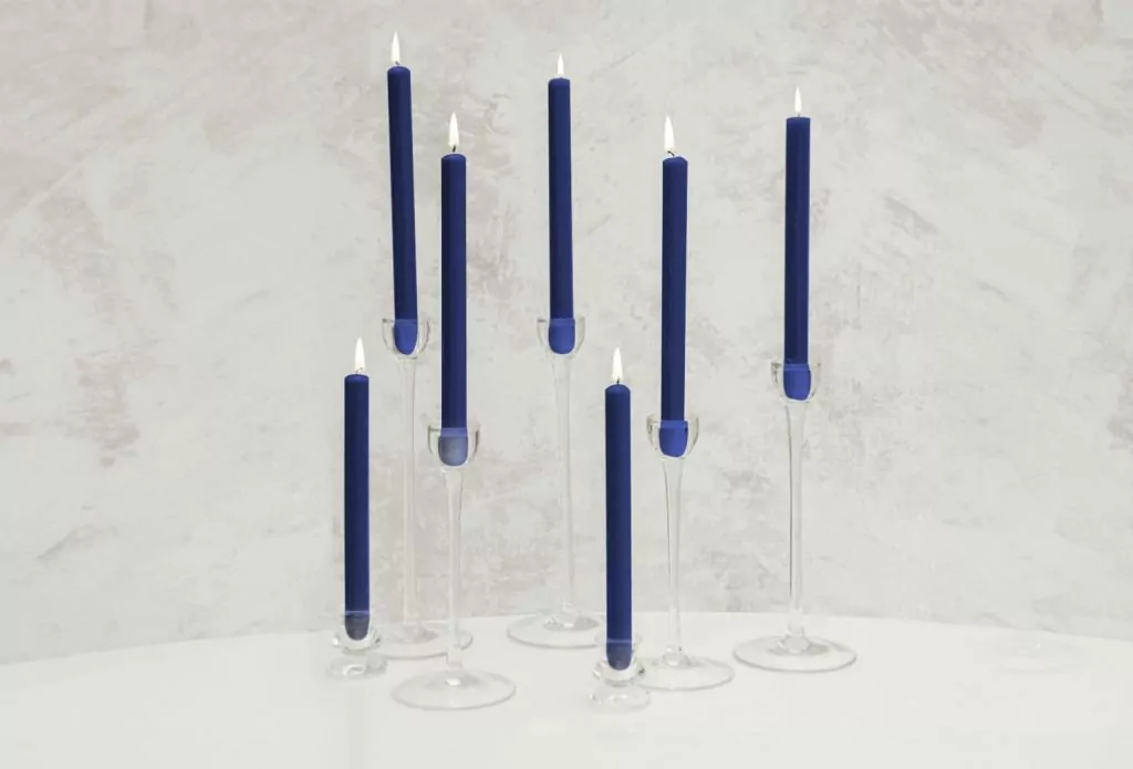 blue candles